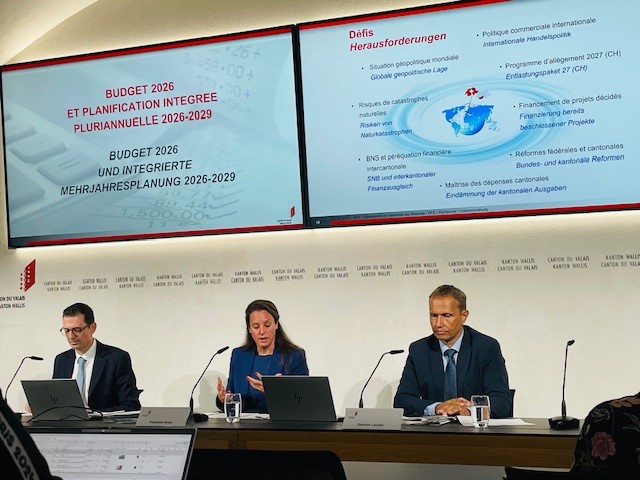 Le canton du Valais annonce son budget 2026